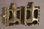 Vintage Old School Bmx Black Nylon Pedals VP-882 1/2" Threads 3" 4" Platform. Fixed Price $22.00.