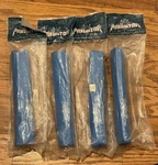 Vtg Schwinn Predator Xtra Lite Bmx Racing Handlebar Pad 8IN Blue Usa Set Of 4. Fixed Price $45.00.