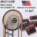 For Shimano Sram Kmc 8/9/10/11/12 Speed 11-52T Bike Cassette 116/126 Links Chain. Fixed Price $24.54.