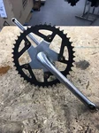 Bmx Tioga 1P Crank Vintage Edition 180 Cr-mo W/ Gt Chian Ring. Fixed Price $150.00.
