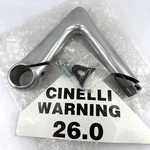 Nos Cinelli Silver Modello Xa Stem 120MM Length 26.0MM Clamp Alloy 22.2MM Quill. Fixed Price $80.99.