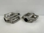 Vintage 1990 Wellgo Mongoose Bmx Racing Freestyle Pedals LU-313 1/2 Silver. Fixed Price $49.99.