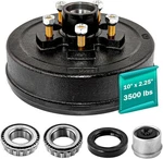 10" X 2-1/4" Trailer Brake Drum Kit On 4.5" For 3500 Lbs Heavy Duty 1PC.. Fixed Price $77.99.