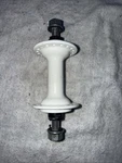 Vintage Acs Z Hubs Front Only White 36 Hole Bmx 1984. Fixed Price $64.99.