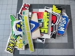 Vtg 1980S Asstd. Bmx Bike Racing Sticker - Hutch S&m A'me Skyway. Fixed Price $26.00.