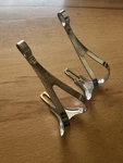 Vintage Campagnolo C-record Pedal Toe Clips Made Italy Chrome. Fixed Price $69.95.