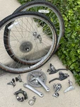 Vintage Shimano Exage Alpine Mountain Group Set M450 1980S. Fixed Price $225.00.