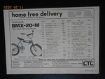 1975 BMX-20-M Mono Shock Motocross Bicycle Accessories Print Ad Hawthorne Ca. Fixed Price $7.49.