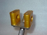 New Aluminum Clamp Set 4 Cook Bros Stem 7/8" Bars Cruiser Uni Bmx Mongoose. Fixed Price $72.50.