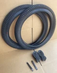 Pair 20'' 2.30 Bmx Street Fat Tires All Black Grip Jump Ornate Gt *new*. Fixed Price $49.95.