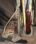 1994 Chrome Dyno Rare Upsidedown Stamp Bmx Fork Threaded School Spinner. Fixed Price $514.17.