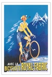 Alpine Cycling With The Royal-fabric Bicycle Vintage Poster C.1910 Art Print. Fixed Price $99.98.