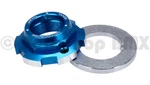 Tange-seiki LP-440 1" Threaded Bicycle Headset Lock Blue. Fixed Price $42.99.
