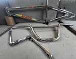 95 Gt Mach One Bmx Bike Frame Handlebars. Fixed Price $425.00.