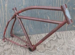 Vintage 1941 Prewar Schwinn Model Bike Frame Klunker Cruiser Bicycle 26"WHEELS. Fixed Price $380.00.