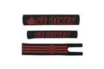 New Bikes Racing Black / Red Bmx 3 Piece Logo Retro Pad Set. Fixed Price $26.95.