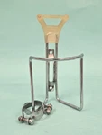 Vintage Water Bottle Cage Steel White France Eroica Brevete T-a A3 Great Cond. Fixed Price $53.10.