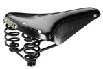 Brooks Flyer Bicycle Saddle Black Leather Steel Rivets. Fixed Price $142.35.