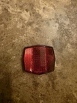 Sate-lite Red Rear Bicycle Reflector. Fixed Price $7.00.