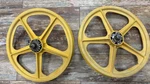 Vintage 1980S Skyway Tuff Ii Wheels Yellow With Hubs Suntour Original. Fixed Price $189.95.