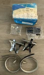 Christophe Toe Clips (2) Large Steel Straps And Rail Protectors New. Fixed Price $38.00.