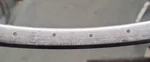 Nos 24"X1 3/8 Rigida Superchromix Chromage Chrome Steel Rim 36 Hole. Fixed Price $20.00.
