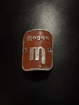 Magna Bicycle Head Badge Emblem. Fixed Price $8.00.