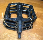 Vintage Old School Bmx Threadless Mongoose Pedals Nos. Fixed Price $80.00.