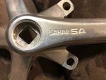Vintage Sakae Sr Aluminum 110BCD Drive Side Crank Arm Nos SXC-T200-170. Fixed Price $75.00.