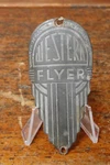 Vintage Western Auto Stores Supply Flyer Bicycle Head Badge Emblem. Fixed Price $29.99.