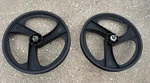 Skyway 3 Bmx Spoke Mags Mongoose Bicycle Bike Old School Motomag. Fixed Price $449.00.