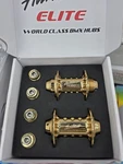 Bullseye Brand New Gold Plated Hurricane Hubs Bmx Bikes Hutch Gt Haro. Fixed Price $899.00.