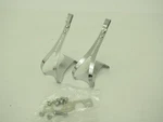 Nos Vintage Christophe Steel Toe Clips Size Large W/hardware 90G Chrome. Fixed Price $29.99.