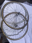 Campagnolo Record Super Champion Arc-en-ciel 130MM Spacing 36H Tubular Wheelset. Fixed Price $165.00.