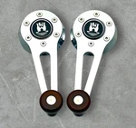 Window Crank Set For 68-79 Vw Bay Bus, Type 2 Chrome W/wood Knobs Cruiser. Fixed Price $147.00.