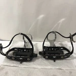 Vintage Sakae CTP-170 Road Pedals W/ Christopher Clips & Straps. Fixed Price $31.96.