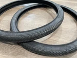 Pair Of 24X1-3/4 Schwinn S7 Black Bicycle Cruiser Tires 24". Fixed Price $54.99.