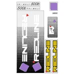 1985 Redline - 500B For Hazard Yellow Frame Decal Set. Fixed Price $52.45.