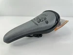 Vintage 2001 Mongoose Bmx Racing Seat Saddle Silver Black Htf. Fixed Price $64.99.