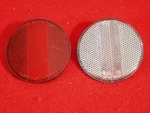Vintage Cateye Rr 280 Red Rear + Clear Front Reflector Black Housing Japan Used. Fixed Price $18.99.