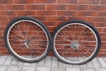 Mtb Wheel Set 26 In Mavic X138 Shimano Deore Lx Parallax FH-M565 HB-M563 CS-M737. Fixed Price $169.00.