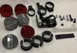 Cateye Deluxe Lot Set Bicycle Reflectors With Brackets & Hardware New. Fixed Price $11.99.