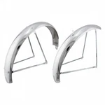 Wald Balloon Cruiser Fender Pair 24X75MM Steel Chrome For 2.125" Tires. Fixed Price $85.09.