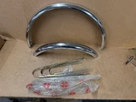 Schwinn 26" Middleweight Bicycle Chrome Fender Set & Braces Corvette Jaguar Nos. Fixed Price $175.00.