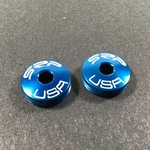 Srp Square Taper Crank Arm Dust Cap Set Blue Nos Vintage Mtb Kooka Grafton. Fixed Price $100.00.