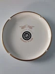 1940S-50S Goodyear Double Eagle Whitewall Ashtray 7" Gold Leaf Edge. Fixed Price $19.99.