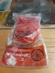 Vintage Western Flyer Musclebike Handlebar Tape Plugs Orange Nos Pack. Fixed Price $25.00.