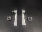 Shimano SL-S424 6-SPEED Levers For Braze-on Mount Vintage Downtube Shifter. Fixed Price $26.99.
