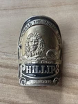 Phillips Birmingham Antique Bicycle Head Badge Lion Made England Original. Fixed Price $20.95.