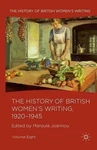 The History Of British Women's Writing, 1920-1945: Volume Eight By M. Joannou (e. Fixed Price $148.79.